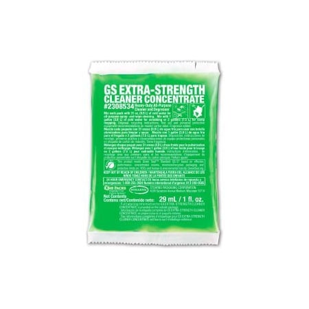 Stearns Packaging Stearns GS Extra-Strength Cleaner Concentrate - 1 oz Packs, 144 Packs/Case - 2308534 2308534